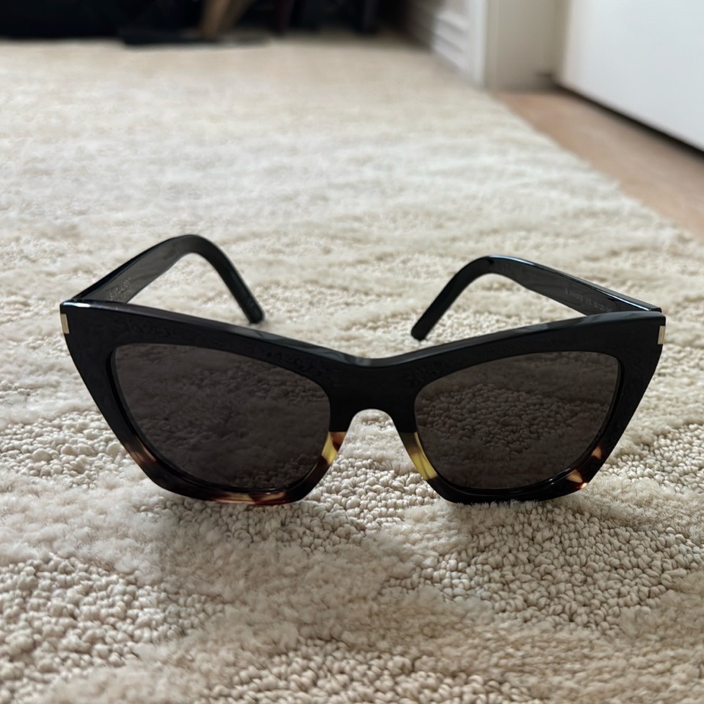 YSL Kate Womens Black/Tortoise Sunglasses